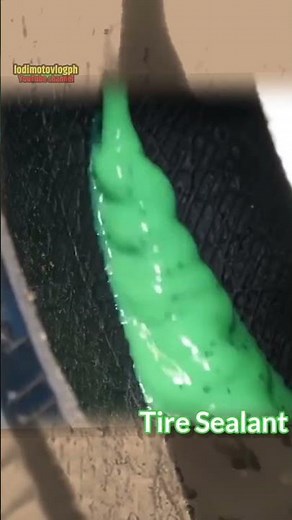 How is it work a tire sealant #tires #diy #fbviral #lodimotovlogph #lodimotovlogphchannel