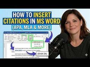 How to Insert Citations in MS Word