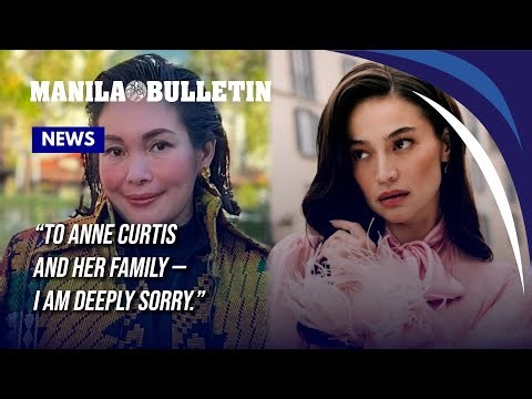 Rep. Suntay's wife apologizes to Anne Curtis, asks public to spare her children