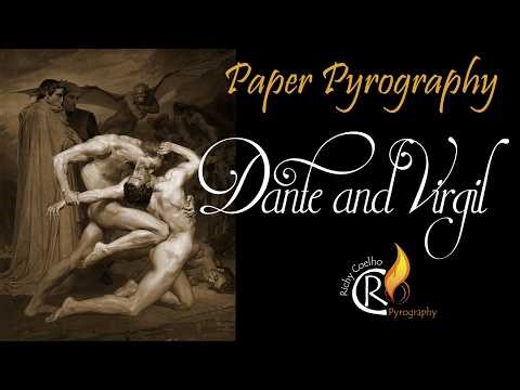 Dante and Virgil - Paper pyrography (part 1)