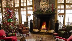 Fireplace New Years and Christmas Live Wallpaper