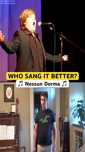 WHO SANG IT BETTER? 😱🔥 | NESSUN DORMA 🎭