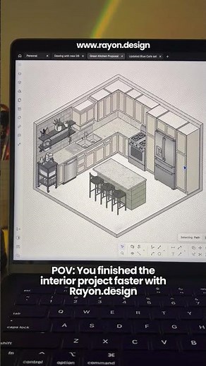 POV: You finished the interior project faster with Rayon.design #interiordesigner