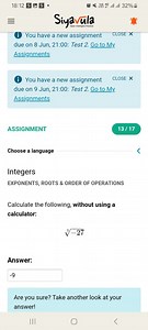 Calculate the following, without using a calculator:\text{Fin... | Filo