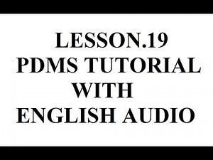 PDMS BEGINNER LESSON 19. HOW TO OFF ANY COMPONENT MTO.