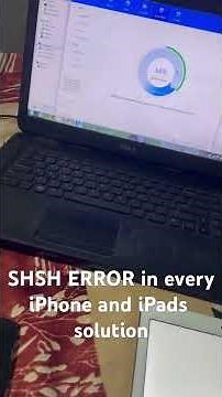 SHSH ERROR solution iPhone and iPad #smartphone #repair