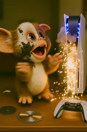 Gremlin Explodes PS5 with the Wrong Disc 😂🔥 | Minecraft Meme Shorts