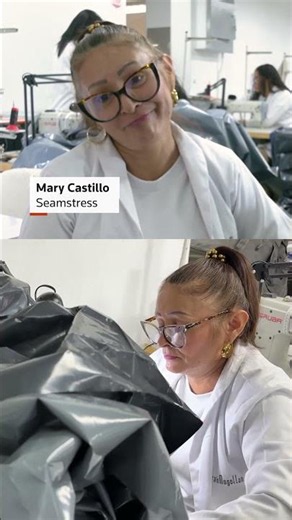Venezuelan fashion workshop swaps gowns for body bags