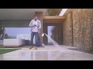 How to easy clean stone floors with your Nilfisk pressure washer