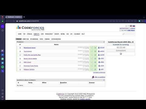 CODEFORCES ROUND 1034 DIV 3 SOLUTIONS