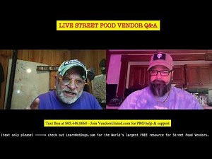 🌭 LIVE Street Food / Hot Dog Vendor Q&A 🤔