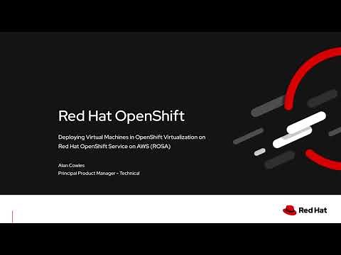Deploying Virtual machines in OpenShift Virtualization on Red Hat OpenShift Service on AWS