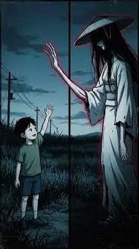 He waved at her. She waved back. That night she was outside. 8ft tall. 😨 #horrorstories #urbanlegend