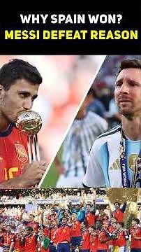 How Spain Won and Messi Defeated Terribly? Tiki Taka is the Reason #spain #tikitaka #messi #yamal