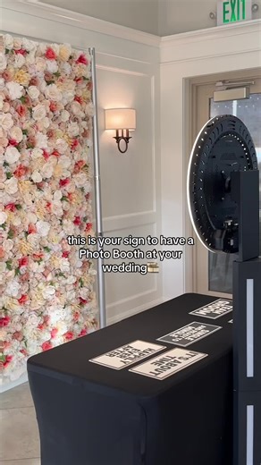 our guests loved it! 🤍 #2026bride #weddingtok | photo booth