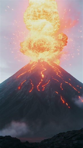 When the Mountain Wakes #volcano #nature #landscape