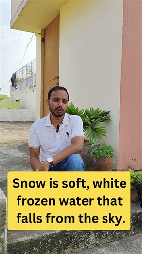 Snow vs Ice ❄️ | What’s the Difference? (Easy Explanation) | Spoken English in Odia #englishshorts