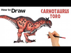 How to draw Carnotaurus Toro from Jurassic World