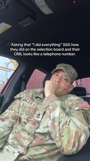 They did “everything” except; Civilian education, military education, any type of leadership position (cAuSe iT dOeSn’T CoUnT aS a SSG), completely missing an NCOER, and didn’t bother to even look at their board file. You’re right I shouldn’t of gotten you started. To top it all off those are the type of NCOs that’ll then tell you that you’re lucky and it’s about “who you know” you have an “easy” MOS . #fyp #army #missouri #NCO #monday