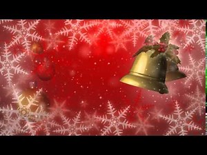 Christmas bells seamless loop red