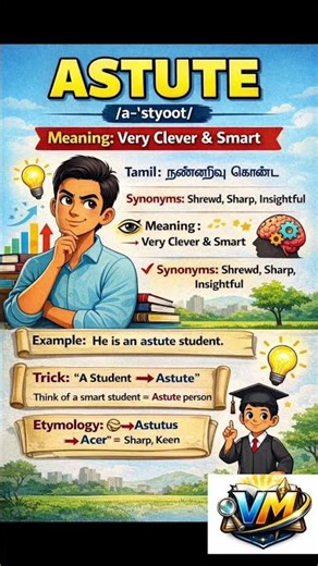 Word of the Day: Astute | Meaning, Pronunciation, Example & Trick