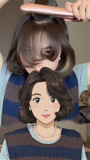 Silky Smooth Hair at Home ✨ Easy Flat Iron Tutorial#hairstyle #hairtutorial #fypシ゚viral