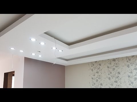 Montaj tavan din gips carton (Rigips), pe structura metalica DUBLA