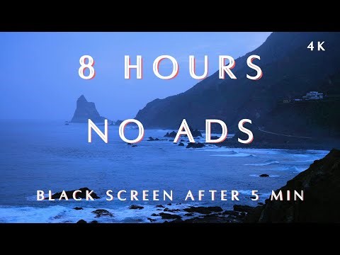 Ocean Sounds Black Screen - 8 Hours of Calming Waves for Deep Sleep
