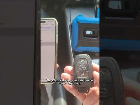 How to do 2017 year audi A6l add key by Keydiy KD-X4?