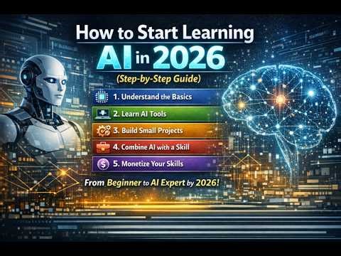 How to Start Learning AI in 2026 | Step-by-Step Beginner Guide