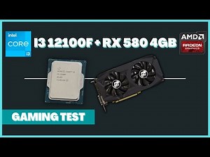 Intel Core I3 12100f + RX 580 4GB Budget Gaming PC Build Test on 1080P 12 Games Tested