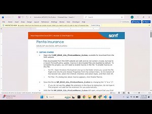 New Perspectives Excel 2019 | Module 12: SAM Project 1a Penta Insurance