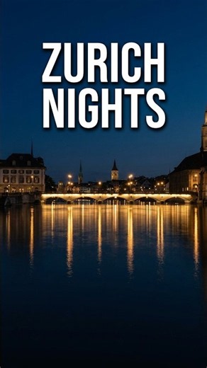 Zurich At Night | Travel Lover | Travel Vlog | b2clicks | Switzerland 🇨🇭 #bridge #travel