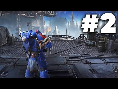WARHAMMER 40K SPACE MARINE 2 Gameplay Walkthrough Part 2 - SO MANY TYRANIDS (Campaign)