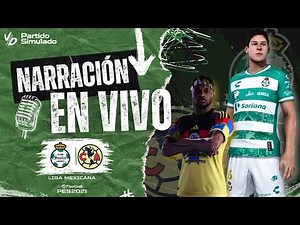 🟢 SANTOS VS AMÉRICA NARRACION EN VIVO / PARTIDO SIMULADO PES 2026