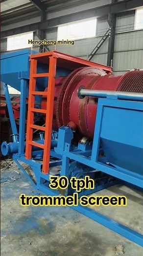 Trommel screen gold wash plant, alluvial gold mining equipment