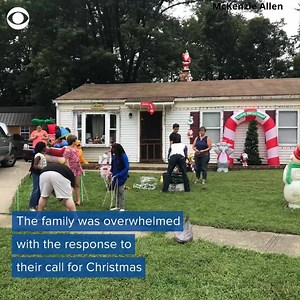 CHRISTMAS WISH: This neighborhood put up Christmas decorations early to help celebrate with a 2-year-old boy dying of cancer, who might not make it to the holidays. VIDEO/CBS NEWS | News 4 WIVB Buffalo