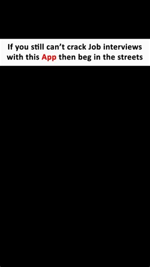 If you still can't clear interviews with app then 🤦‍♀️ #career #interview #aitools #jobs #jobseekers