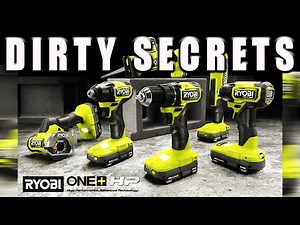 New RYOBI HP ONE+ Compact Tools HAVE A DIRTY LITTLE SECRET