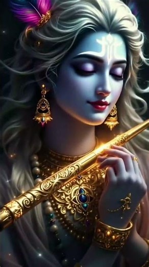 Most Beautiful Lord Krishna Status | Janni Song Viral Edit 🪈💙#ShreeKrishna #KrishnaEdit #LordKrishna