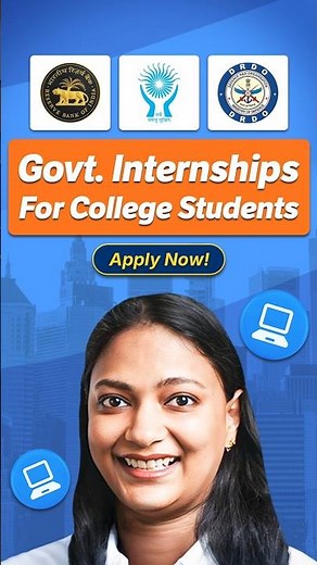 3 Govt. Internships - RBI, DRDO, NHRC for College Students| Stipend upto ₹45K/month