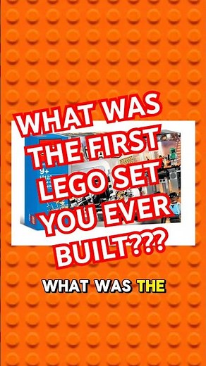 What was the very first LEGO set you ever built? 🧱✨Let me know down in the comments 👇👀#LEGO