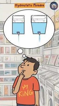 Hydrostatic paradox final english | #physics #hydrostatics #pressure #jee #neet #education