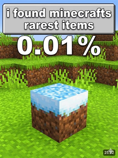 Can you actually find a 0.01% rarity item in Minecraft without commands? part 3 In this video, I went on an insane hunt to find some of the rarest, glitchiest, and most impossible items ever discovered in the game. You won't believe what I found at 30:21. We are pushing hard for 10,000 followers before the summer!. If you love crazy Minecraft facts and discoveries, hit that follow button and help us reach the goal! Keywords: Minecraft Glitches Rare Minecraft Items Minecraft Seed Discoveries 0.01