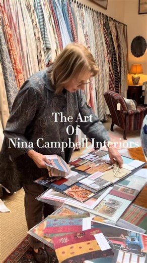 The Art of Nina Campbell Interior Design✨Accompanied bu yhe wise words of Nina herself! #britishdesign #ninacampbell #interiordesign #london #british | Nina Campbell
