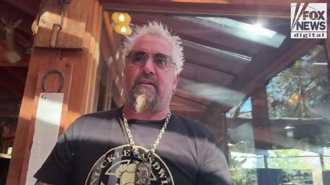 Guy Fieri explains how he tore his quad muscle 'in half'
