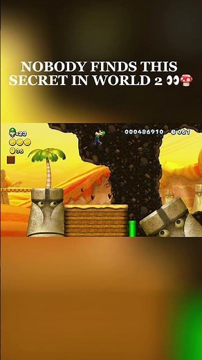 The Secret Exit In World 2 of New Super Luigi U 👀🍄