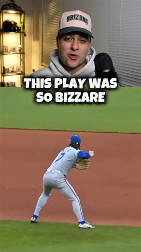 The Royals turned a BIZZARE double play the other day 🫨