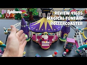 Review 41685 Magical funfair rollercoaster & speed build