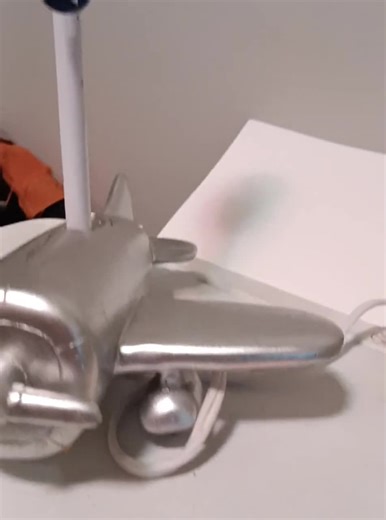 Vintage Airplane Electric Lamp Base - Etsy